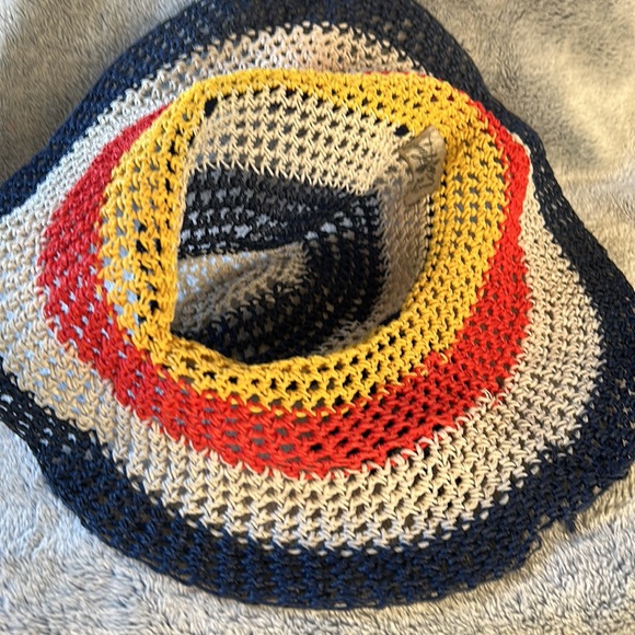 LORD&TAYLOR💫Women’s Multicolour Straw Floppy Hat - Picture 7 of 10